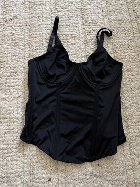 Natori Black Bustier-Style Camisole